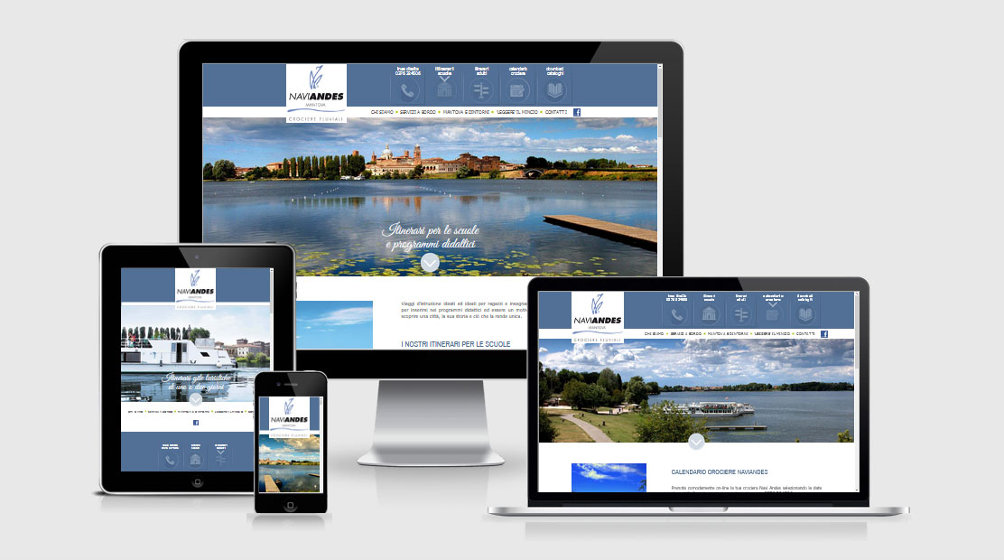 sito web Navi Andes - responsive fatto su misura